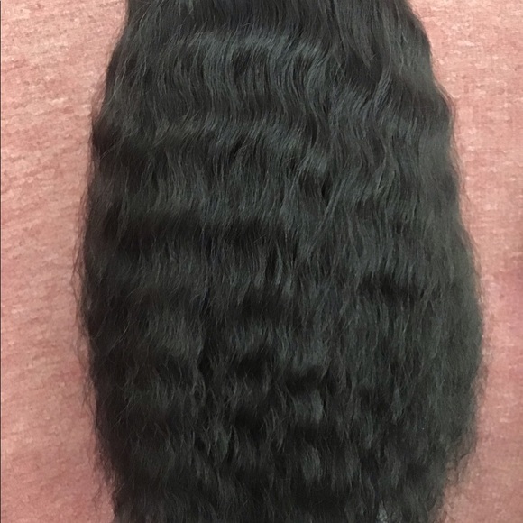 Lace Topline Wet And Wavy Wig Synthetic It Can Be Used for Daily Used - Picture 7 of 7